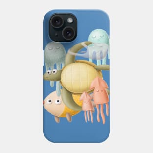 Turtle Under Ocean Phone Case