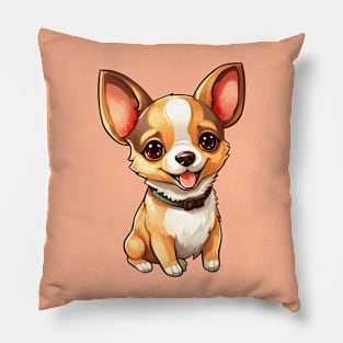 Cute Kawaii Chihuahua Puppy Pillow