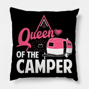 Queen of the camper Gift T-shirt Pillow