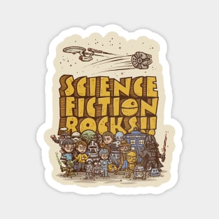 Science Fiction Rocks Magnet