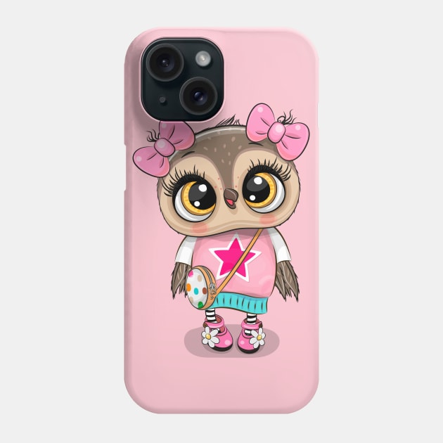 Cute owl Phone Case by Reginast777