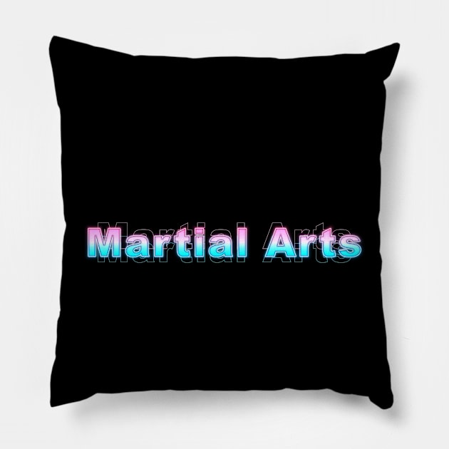 Martial Arts Pillow by Sanzida Design