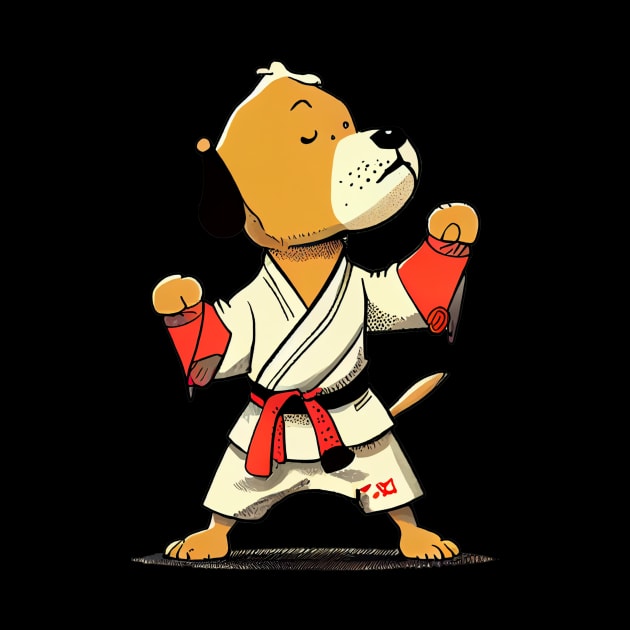 Dog Knows Karate by Pixy Official