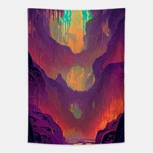 Polychromatic Dreamscape Tapestry