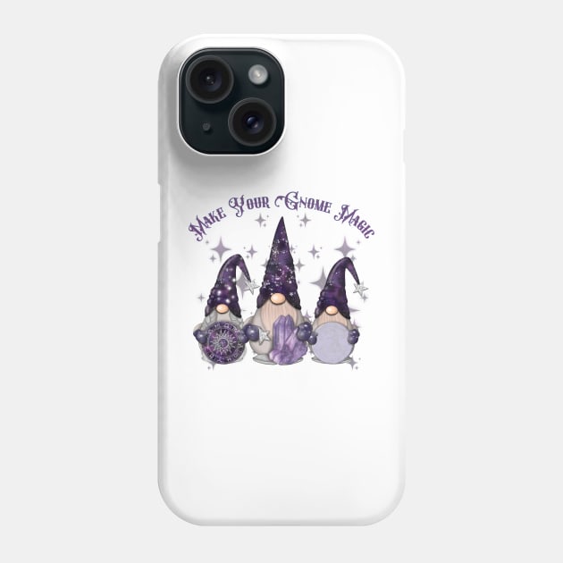 Make Your Gnome Magic Phone Case by Kylie Paul