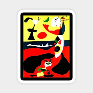 Joan Miro Magnet