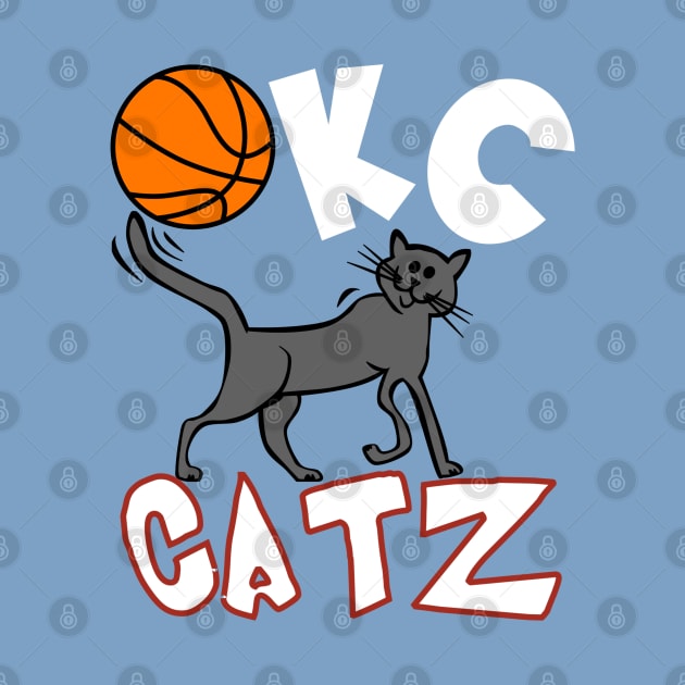 OKC Catz Basketball Squad Warmup Jersey by WavyDopeness
