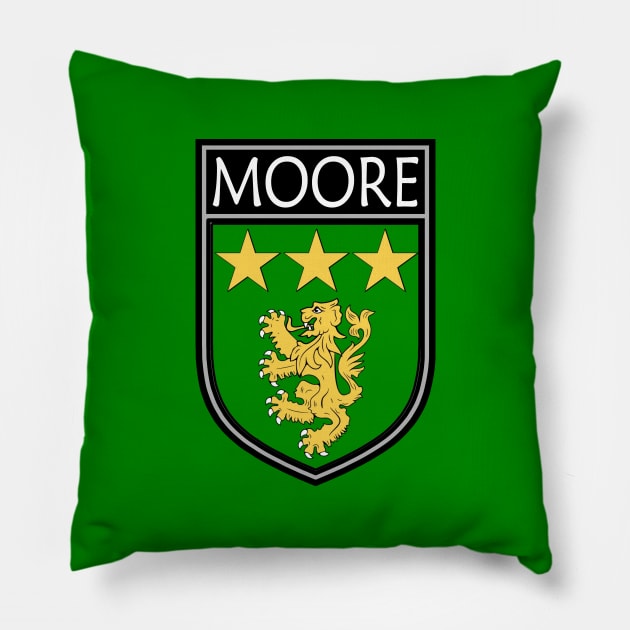 Irish Clan Crest - Moore Pillow by Taylor'd Designs