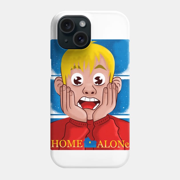 Home Alone Phone Case by Eoli Studio