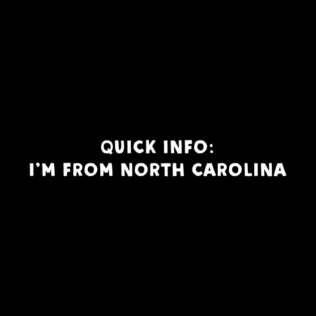 North Carolina Cool & Funny by Novel_Designs