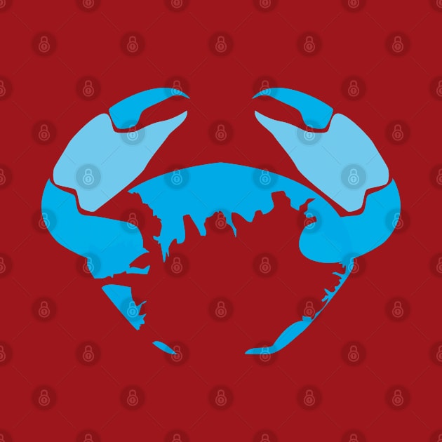 Animal Blue Lobster Logo by Toogoo