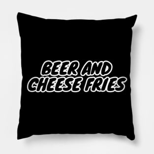 Beer And Cheese Fries Pillow