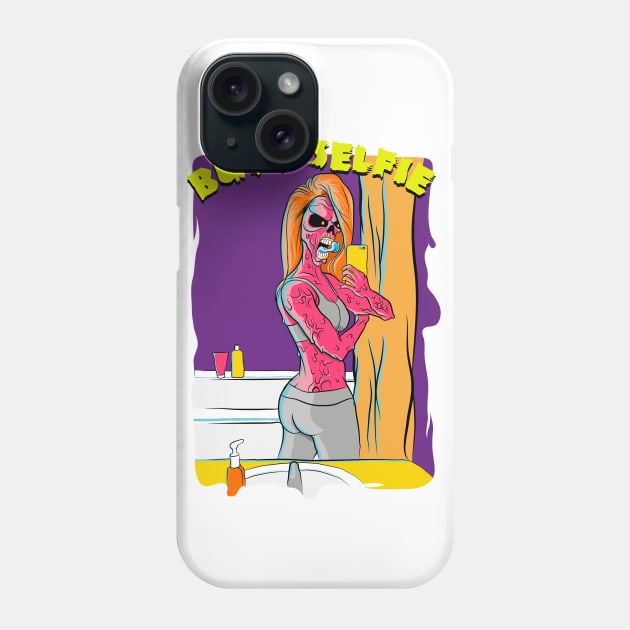 Butt Selfie Zombie Phone Case by kreasimalam