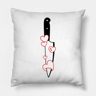 Heart Knife Pillow