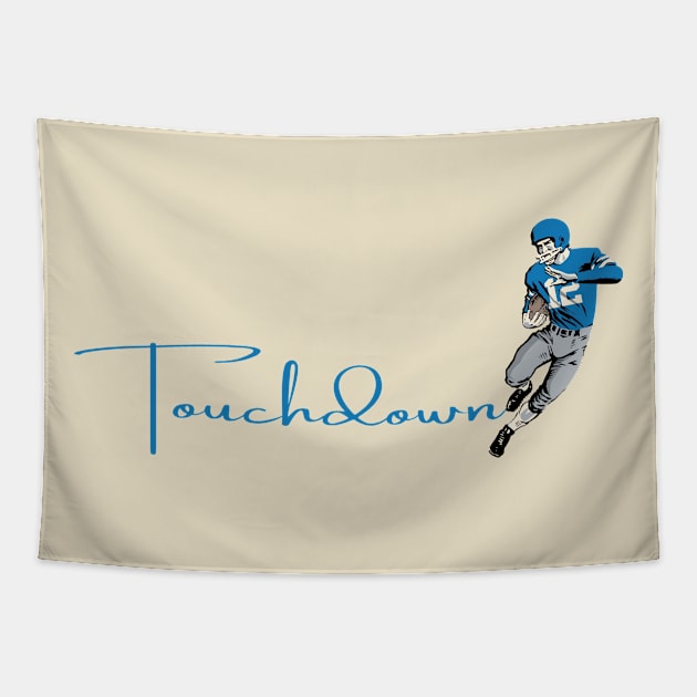 Touchdown Lions! Tapestry by Rad Love