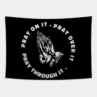 Prayer cool quote gift Tapestry