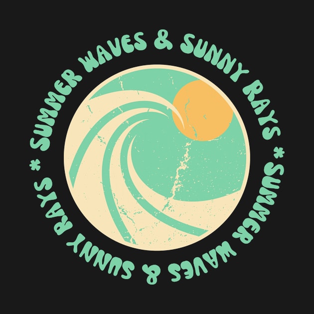 Summer Waves and Sunny Rays by SearayArtCo