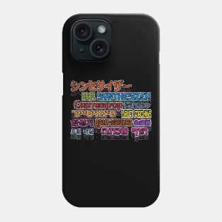 Synthesizer and Drum Machine World Language Phone Case