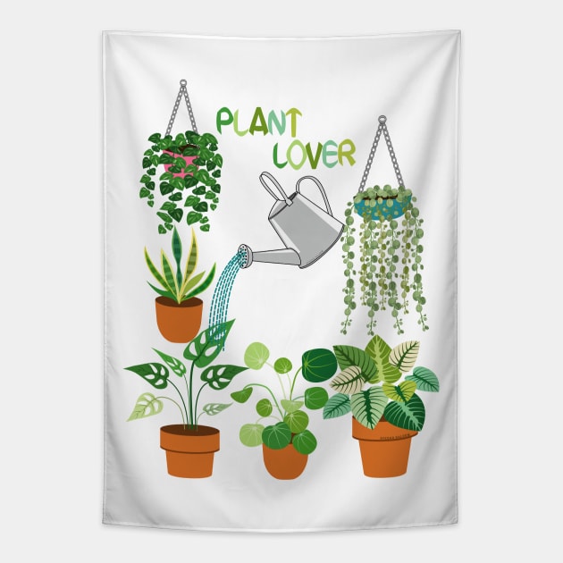 Plant Lover Tapestry by Designoholic