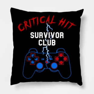 Critical Hit Survivor Club Pillow