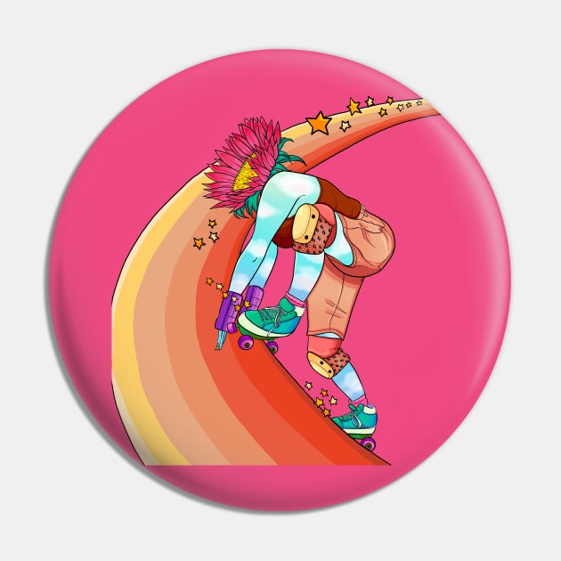 Roller Skate Pin by steffiemolla