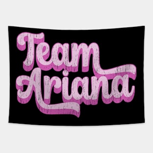 Team Ariana Vintage Style Tapestry