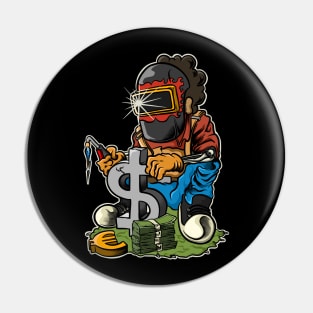 Welderman work for dollars Pin