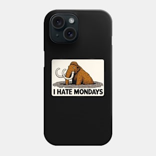 I Hate Mondays Mammoth Phone Case