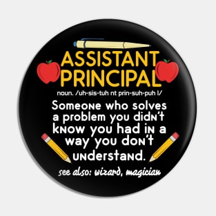 Funny Assistant Principal Definition Pin