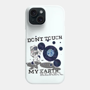 TD - Don't touch my Earth/Heart Phone Case