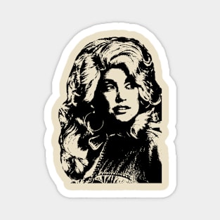 Dolly Pencil Vintage Artwork Magnet