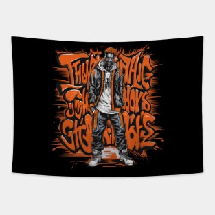 Thug Life Streetwear Culture Art Tapestry