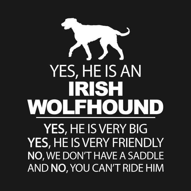 Yes, He Is An Irish Wolfhound by DarkArtsnCrafts