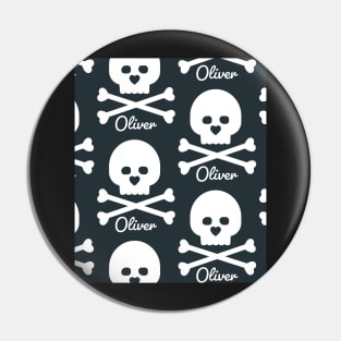 Skull and cross bones - Oliver Pin