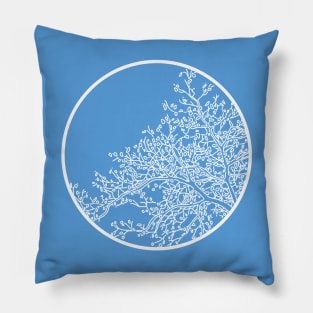 Winter Tree (large, leaves, transparent) Pillow