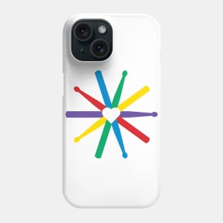 Rainbow Drumsticks Phone Case