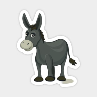 Cute Donkey Drawing Magnet