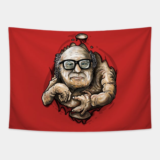 Danny DeVito as Kuato Tapestry by Harley Warren