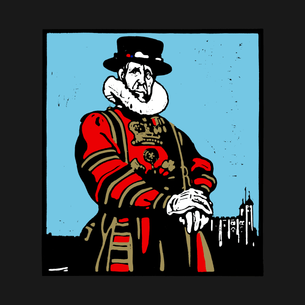 Yeoman Warder or Beefeater - Victorian Portrait by Pixelchicken