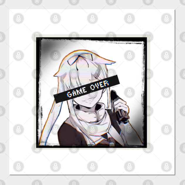 GAME OVER Anime Glitch Aesthetic - Anime And Manga - Posters and Art Prints | TeePublic GAME OVER Anime Glitch Aesthetic - Anime And Manga - Posters and Art Prints | TeePublic