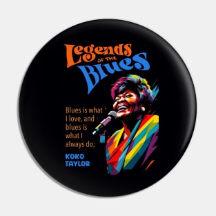 Koko Taylor WPAP Pin