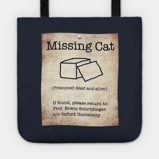 Schrödinger's Missing Cat Tote