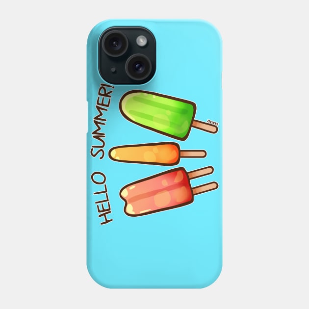 Summer Popsicles (Warm Version) Phone Case by Jan Grackle