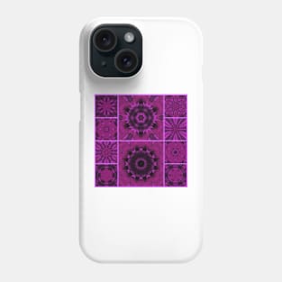 TOP TEN Collage of PURPLE (Floral) HEARTS Phone Case