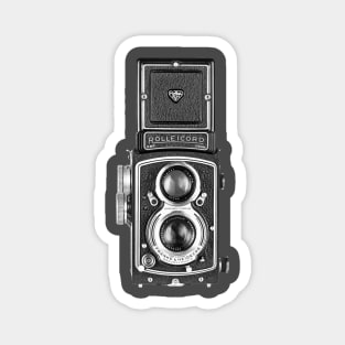 Vintage 1950s Twin Lens Camera - Open Hood Magnet