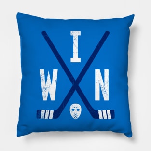 WIN Retro Sticks - Light Blue Pillow