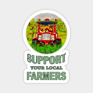 Support your Local Farmers Magnet