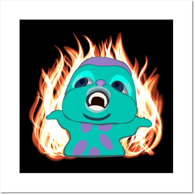 Fire Bibble - Meme - Sticker