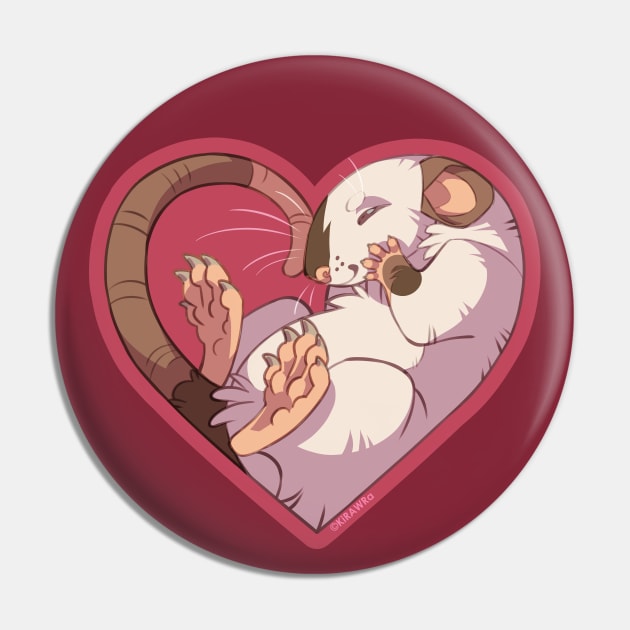 Heart Rat: Seal Point Pin by KiRAWRa