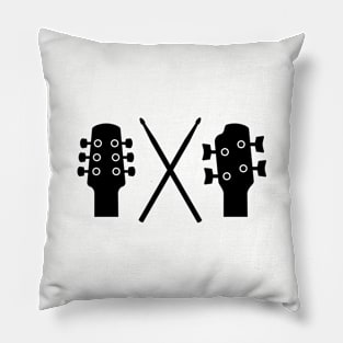 Guitar Drumsticks Bass Pillow